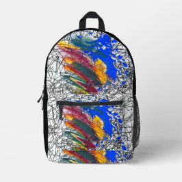 SCHATTIGEE VERPAKKING BEDRUKTE RUGZAK