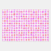 Schattigee Verpakte Geschenken w Bows Vakantie Ker Inpakpapier Vel (Voorkant 2)