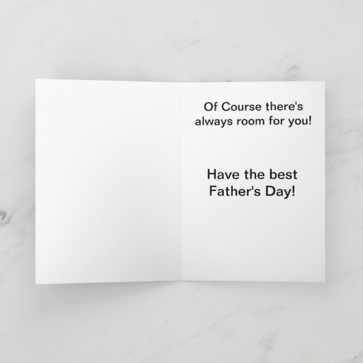 Schattigee verpleeghuis Vaderdag Wenskaarten Kaart (Binnen)