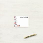 Schattigee verpleegkundige items - een notitie van post-it® notes (Op bureau)