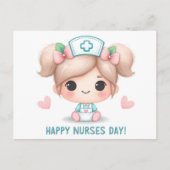 Schattigee Verpleegkundigen Dag Briefkaart (Voorkant)