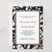 Schattigee Verpleegschool RN Zwart Afstuderen Uitn Kaart (Achterkant)