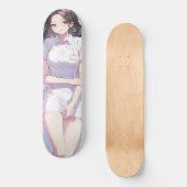 Schattigee verpleegster Anime Persoonlijk Skateboard (Voorkant)