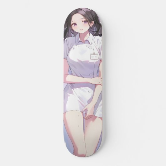 Schattigee verpleegster Anime Persoonlijk Skateboard (Voorkant)