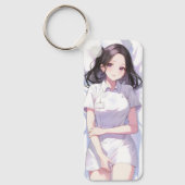 Schattigee verpleegster Anime Sleutelhanger (Voorkant)
