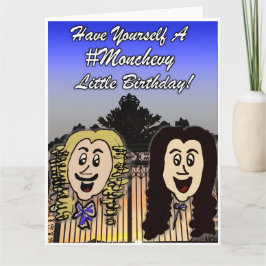 Schattigee Versailles Cartoon Happy Birthday Kaart