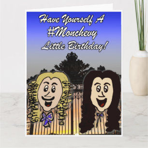 Schattigee Versailles Cartoon Happy Birthday Kaart