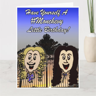 Schattigee Versailles Cartoon Happy Birthday Kaart