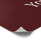 Schattigee verse cupcake tekst toevoegen business poster (Hoek)