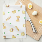 Schattigee verse pasta Polka dot mix Theedoek (Quarter Fold)