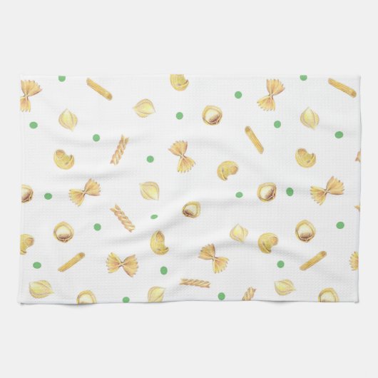 Schattigee verse pasta Polka dot mix Theedoek (Horizontaal)