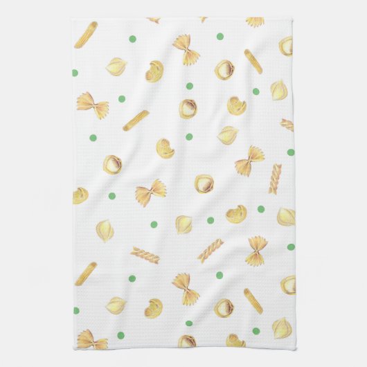 Schattigee verse pasta Polka dot mix Theedoek (Verticaal)