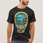 Schattigee Vibe Alien Cool T-shirt (Voorkant)