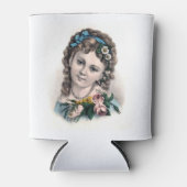 Schattigee  Victoriaans Bloemenmeisje Blikjeskoeler (Voorkant)