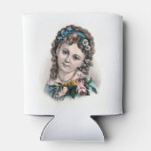 Schattigee  Victoriaans Bloemenmeisje Blikjeskoeler (Achterkant)