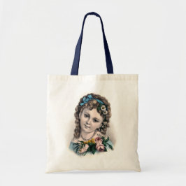 Schattigee  Victoriaans Bloemenmeisje Tote Bag