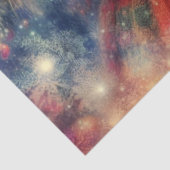 Schattigee Victoriaans Kerstkitten en Boomontkoppe Tissuepapier (Detail)