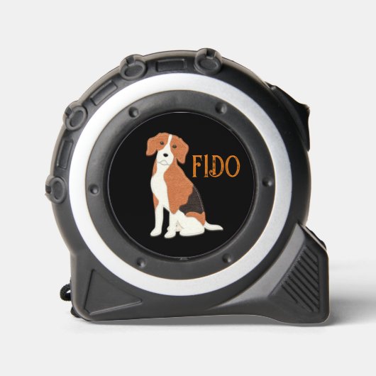 Schattigee Vilt Look Beagle Dog Tape Measure Rolmaat (Voorkant)