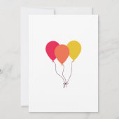 Schattigee vintage auto 1e verjaardagsfeestje kaart (Achterkant)