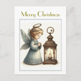 Schattigee Vintage Christmas Angel Briefkaart