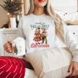 Schattigee Vintage Hebben een Holly Jolly Christma Trui<br><div class="desc">Schattige  Heb een Holly Jolly Christmas sweatshirt</div>