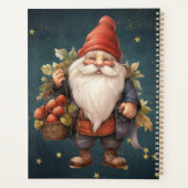 Schattigee vintage kerst gnoom planner (Achterkant)