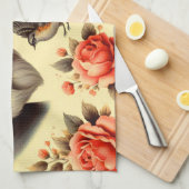 Schattigee Vintage Schnauzer Theedoek (Quarter Fold)