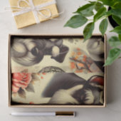 Schattigee Vintage Schnauzer Tissuepapier (Geschenk)