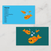 Schattigee vis Visitekaartjes (Voorkant / Achterkant)