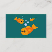 Schattigee vis Visitekaartjes (Achterkant)