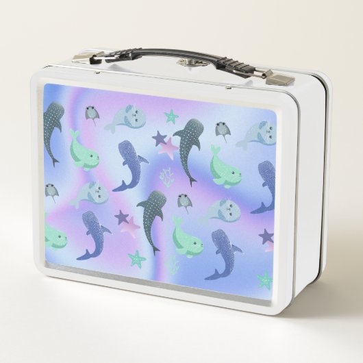 Schattigee visafdichting Ray Whale op gradiënt Reg (Achterkant)