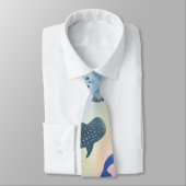 Schattigee visafdichting Ray Whale op gradiënt Reg Stropdas (Gebonden)