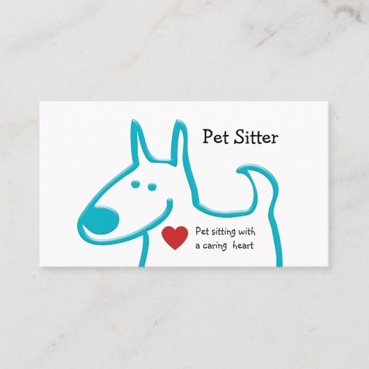 Schattigee Visitekaartjes voor het zitten van huis (Voorkant)