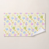 Schattigee vissen pastel geel bad handdoek (Handdoek)