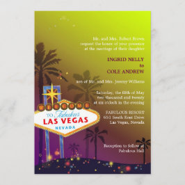 Schattigee Viva Las Vegas bruiloft Kaart