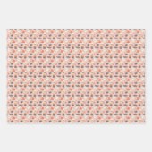 Schattigee vleermuizen en spinnen Halloween Inpakpapier Vel (Voorkant 3)