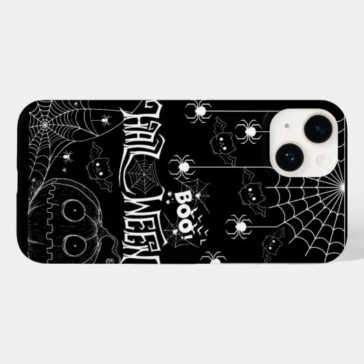 Schattigee Vleermuizen & Spooky Pompoenen iPhone C Case-Mate iPhone Case (Achterkant (horizontaal))
