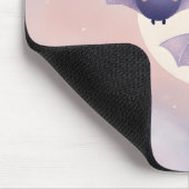 Schattigee Vleermuizen Vliegen Bij De Volle Maan - Muismat (Hoek)