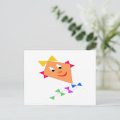 Schattigee vlieger briefkaart (Staand voorkant)