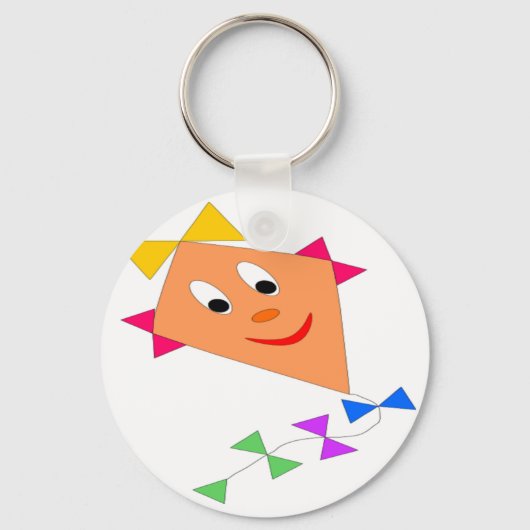 Schattigee vlieger sleutelhanger (Voorkant)