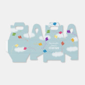 Schattigee vliegers Kinder Hoe de tijd vliegt Verj Bedankdoosjes (Uitgevouwen)