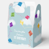 Schattigee vliegers Kinder Hoe de tijd vliegt Verj Bedankdoosjes (Geopend)