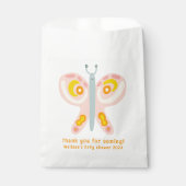 Schattigee vlinder dank u aangepaste Baby shower Bedankzakje (Voorkant)