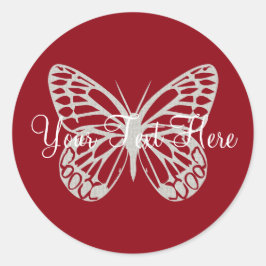 Schattigee vlinder dank u feest Sticker