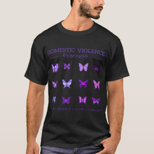Schattigee vlinder hoopt liefde te steunen huiseli t-shirt