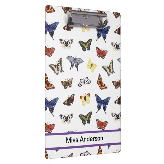 Schattigee vlinder  leraar klembord (Rechts)