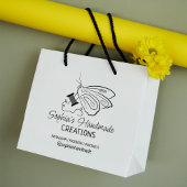 Schattigee vlinder naaien Custom handgemaakt Rubberstempel