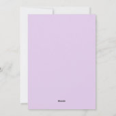 Schattigee vlinder Polka dot bloembloem Verjaardag Feestdagenkaart (Achterkant)