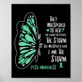 Schattigee vlinder PTSS Depressiepreventie US Army Poster (Voorkant)