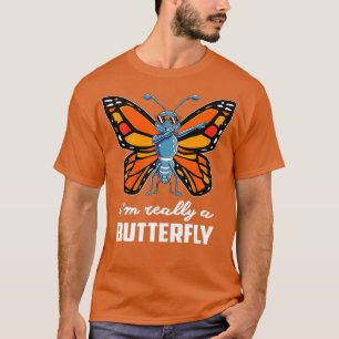 Schattigee vlinder Shirt Dabbing Monarch Vlinder